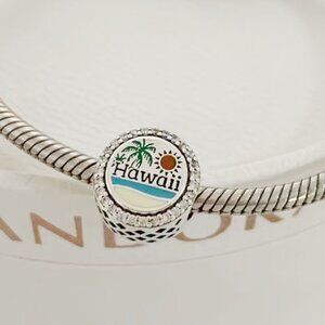 Pandora Hawaii Beach Moment Travel Exclusive Dangle Charm Pendant, S925 Sterling